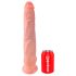 King Cock 14 gran dildo con testículos (35cm) - natural
