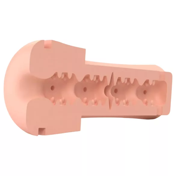 Mystim Opus E Donut - masturbador eléctrico (natural-negro)