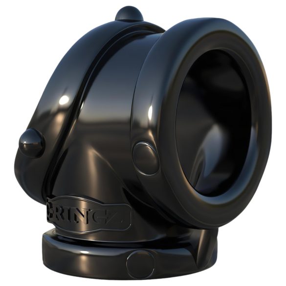 Fantasy Rock Hard - anillo para pene y testículos - silicona negra