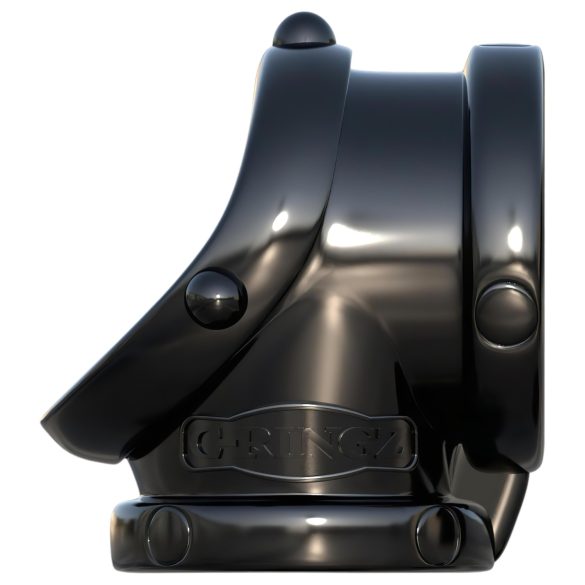 Fantasy Rock Hard - anillo para pene y testículos - silicona negra