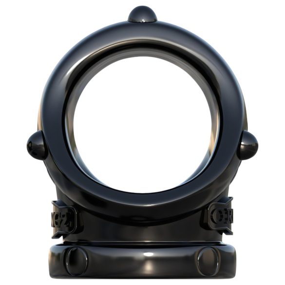 Fantasy Rock Hard - anillo para pene y testículos - silicona negra