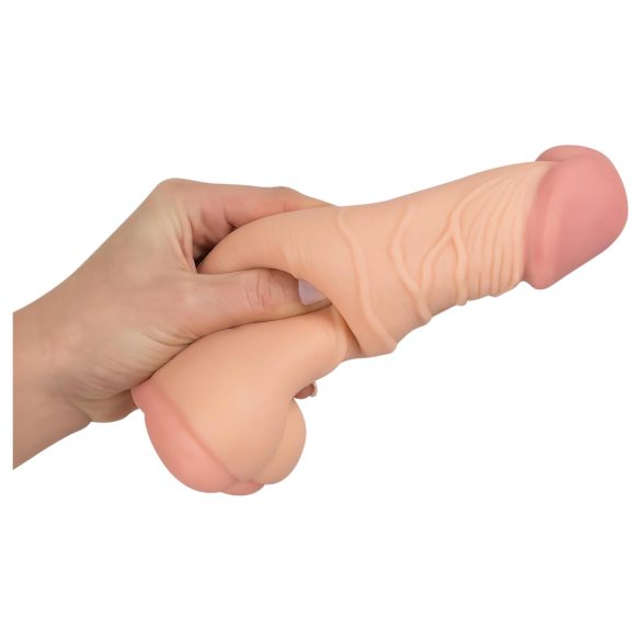 Nature Skin - masturbador anal y funda para pene 2en1 - color natural