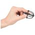 Plug pene - Jaula de glande con dilatador (negro)