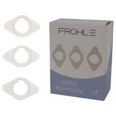   Fröhle LR002 (2,1cm) - set de anillos médicos para pene (3 uds)