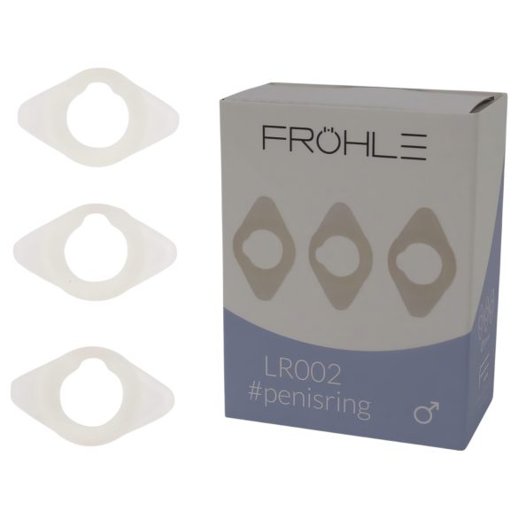 Fröhle LR002 (2,1cm) - juego de anillos médicos para el pene (3 piezas)