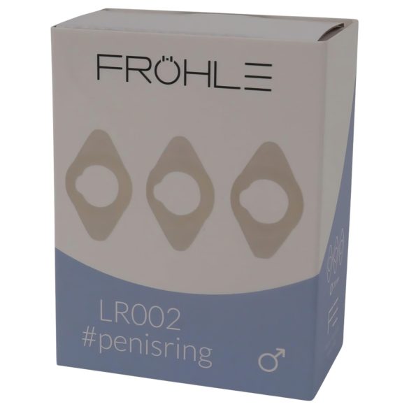 Fröhle - set de anillos para pene médicos - 3 piezas - 2,1 cm