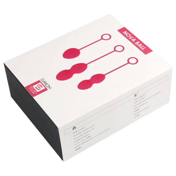 Svakom Nova - set de bolas chinas 3 piezas - silicona roja