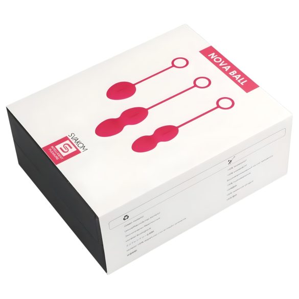 Svakom Nova - set de bolas chinas 3 piezas - silicona roja