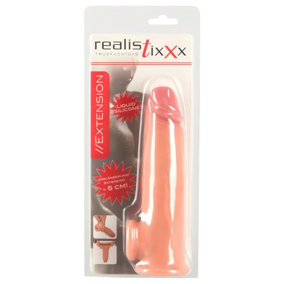 Realistixxx - funda extensora con anillo - 19cm (natural)