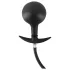 You2Toys - plug anal hinchable con bolas - silicona negro