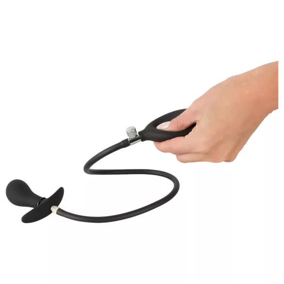 You2Toys - plug anal inflable - silicona negra