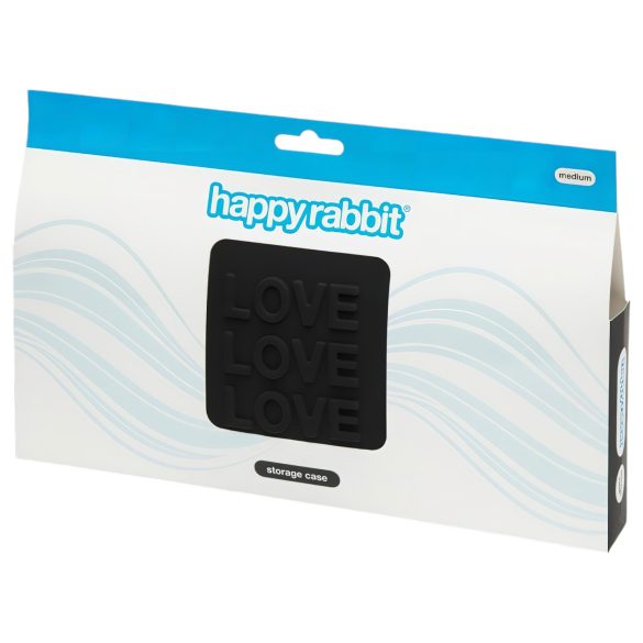 Happyrabbit - juguete sexual neceser (negro) - mediano
