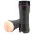 mystim OPUS Mica - Masturbador Realista con Textura Natural (Beige-Negro)