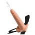 Dildo ajustable Fetish Strap-On 7,5 - efecto eyaculador (natural)
