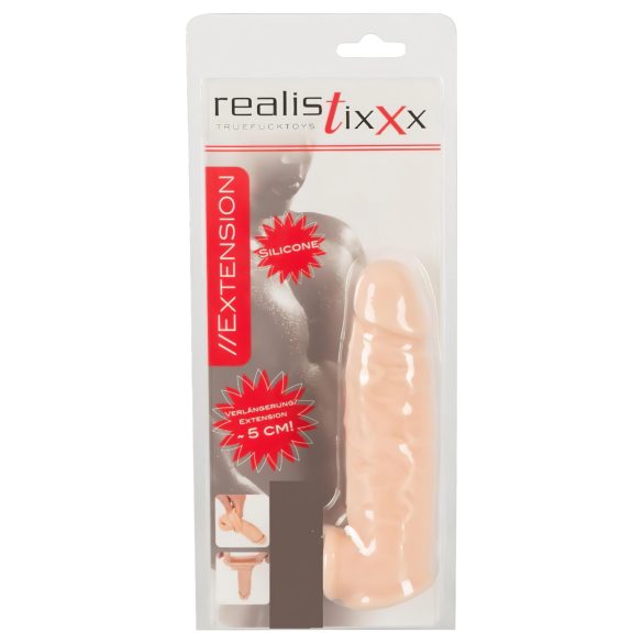 Realistixxx - Funda para Pene con Anillo - 16cm (piel)