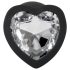 Juguete Anal You2Toys - Plug con Piedra Blanca (negro)