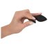 Juguete Anal You2Toys - Plug con Piedra Blanca (negro)