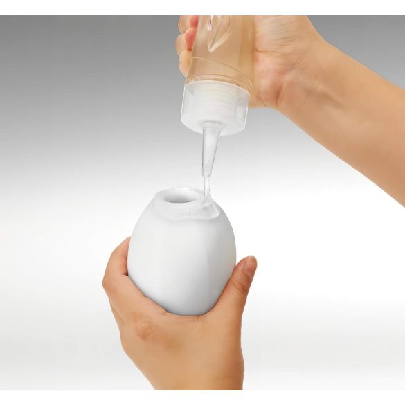 TENGA GEO - masturbador masculino texturizado - silicona blanco Glacier