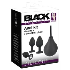 Black Velvets - juego de plugs anales (4 piezas, negro)