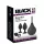 Black Velvets - juego de plugs anales (4 piezas, negro)