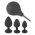 Black Velvets - juego de plugs anales (4 piezas, negro)