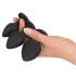 Black Velvets - juego de plugs anales (4 piezas, negro)