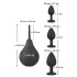 Black Velvets - juego de plugs anales (4 piezas, negro)