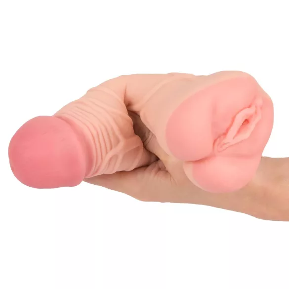 Nature Skin - masturbador vaginal y funda peneana 2 en 1 - color natural