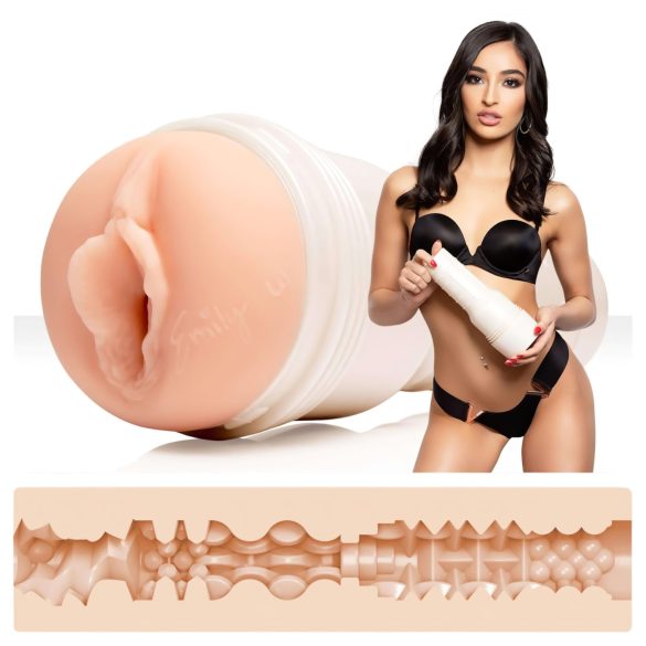Fleshlight Emily Willis Squirt - vagina realista (piel natural)