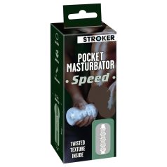 STROKER Speed - masturbador con trasero (transparente)