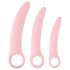 SMILE - Entrenadores vaginales - set de dildos rosa (3 piezas)
