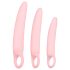 SMILE - Entrenadores vaginales - set de dildos rosa (3 piezas)