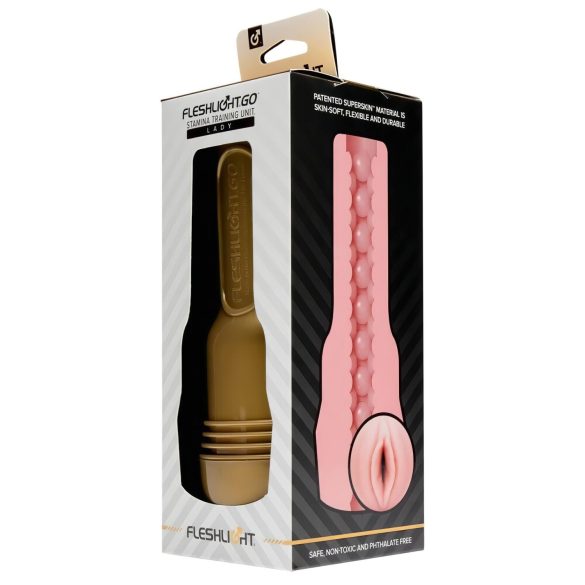Fleshlight - masturbador masculino compacto - vagina realista - rosa