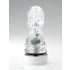 TENGA Aero - masturbador con súper succión (blanco-plata)