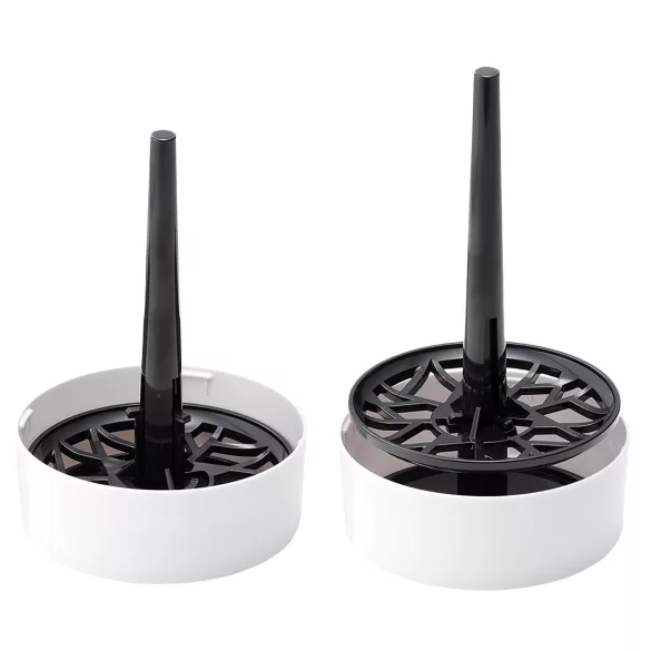 TENGA Aero - masturbador boca succión potente - silicona blanco plateado