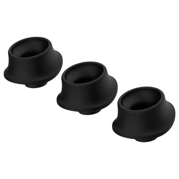 Womanizer L - set de repuestos de cabezales de succión - negro - grande (3 uds)