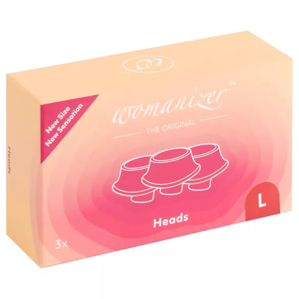 Womanizer L - set de cabezales de repuesto - rojo (3 uds) - grande