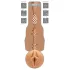 Fleshlight - masturbador vagina realista - color piel crema