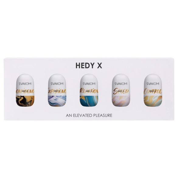 Svakom Hedy X Mixed - Set de huevos masturbadores (5 piezas)