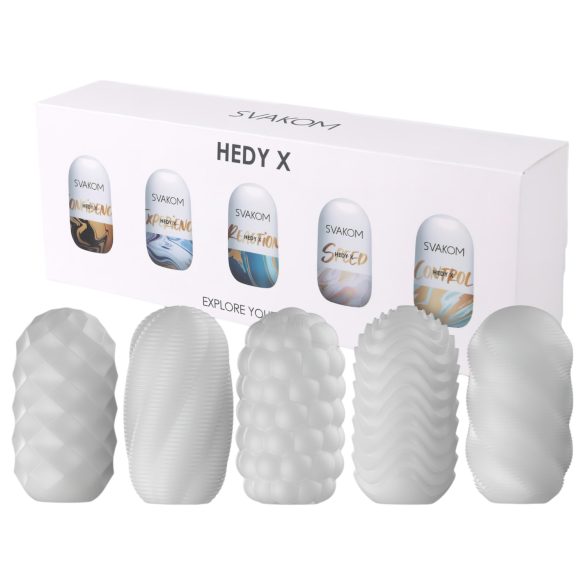 Svakom Hedy X Mixed - huevo masturbador set de 5 piezas