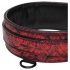 Collar y correa 50 sombras (negro-rojo)