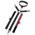 Cincuenta sombras: Set de atadura para cuello (negro-rojo)