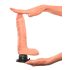 Real Feel Deluxe No.6 - Vibrador realista con testículos (naturaleza)