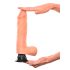Vibrador realista No.9 - con escroto (natural)