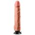 Real Feel Deluxe No.12 - vibrador realista con testículos (natural)