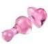 Icicles No. 75 - plug anal corazón - vidrio rosa
