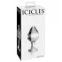 Icicles No. 25 - plug anal de vidrio cónico - transparente