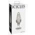 Icicles No. 26 - tapón anal de vidrio cónico (transparente)
