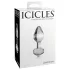 Icicles No. 44 - plug anal cónico - vidrio transparente