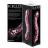 Icicles No. 55 - Consolador de vidrio con doble punta para Punto G (rosa)